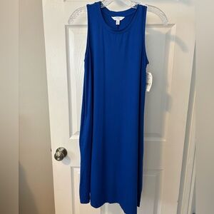 Time and Tru Royal Blue Midi Dress